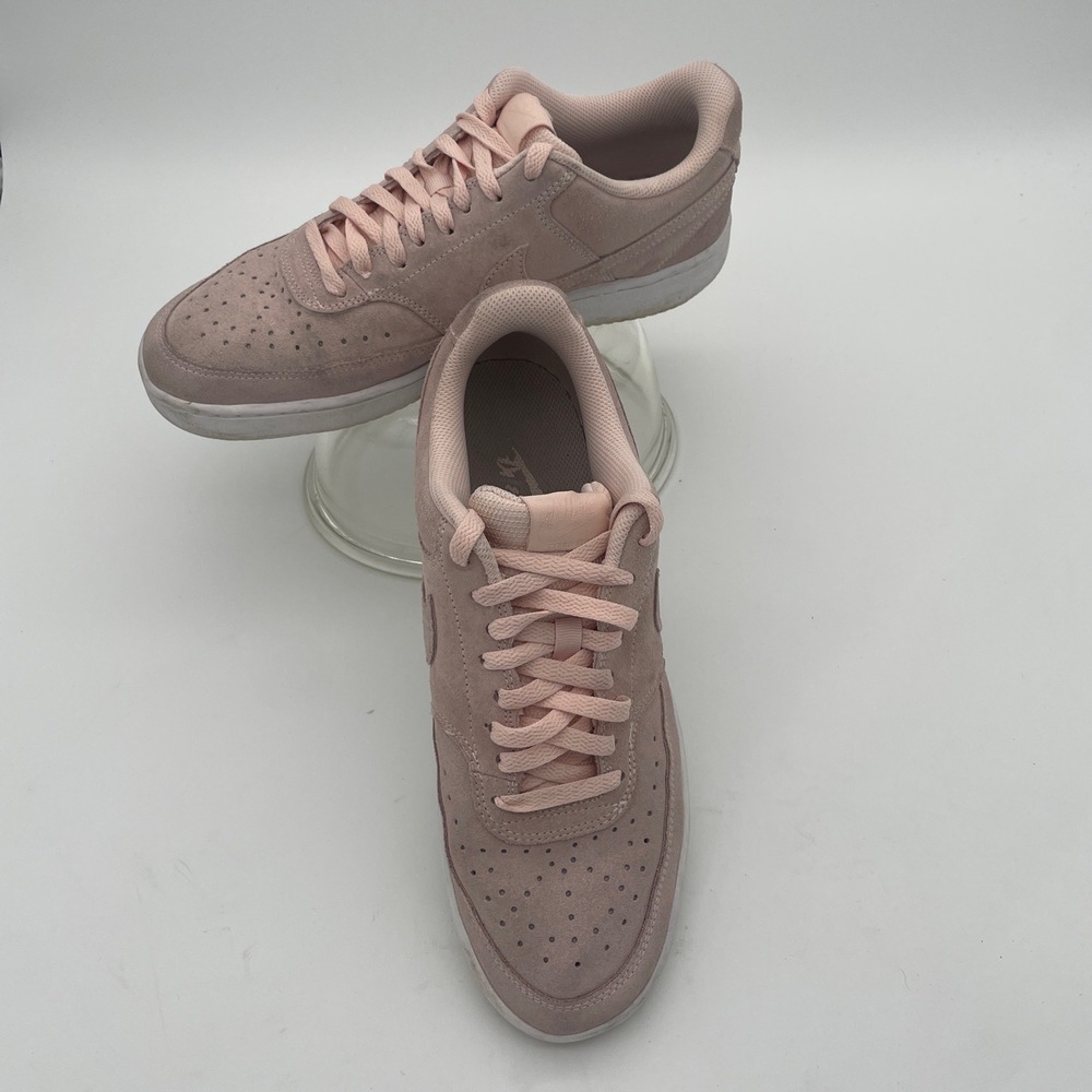 Nike‎ Court Vision Low Top DH0253-800 Pink Pearl Suede Shoe Sneaker Womens 11
